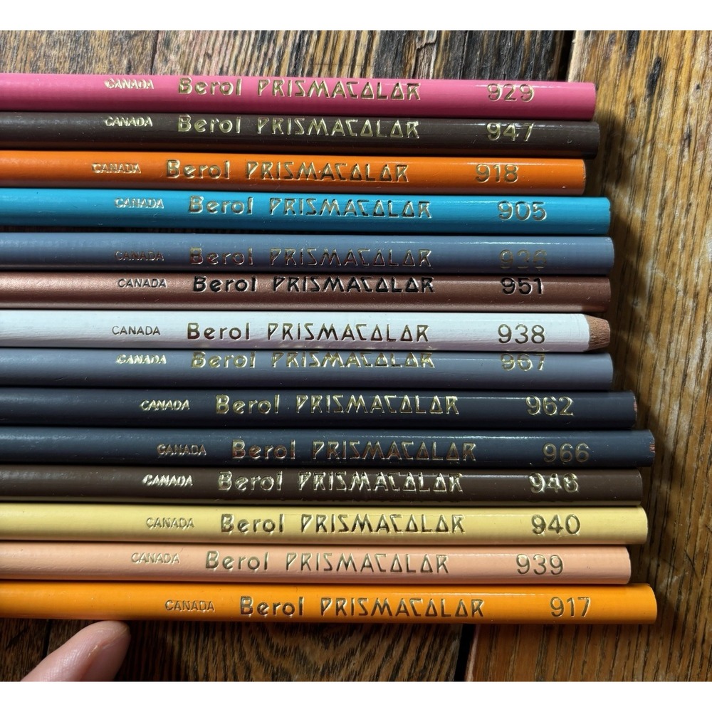 VTG Berol Prismacolor Canada Pencils NOS Unsharpened Discontinued Lot 14 #951